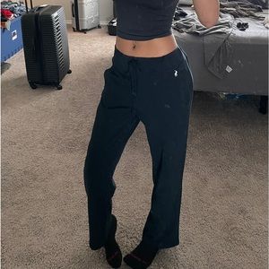 Ralph Lauren vintage black low waisted pajama/pj/ leep pants